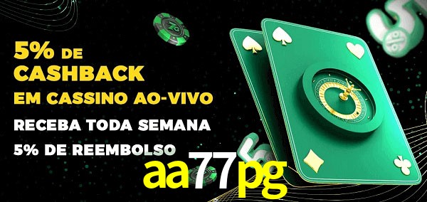Promoções do cassino ao Vivo aa77pg